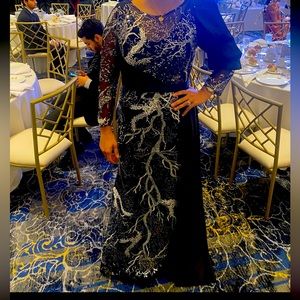 Black elegant gown worn once